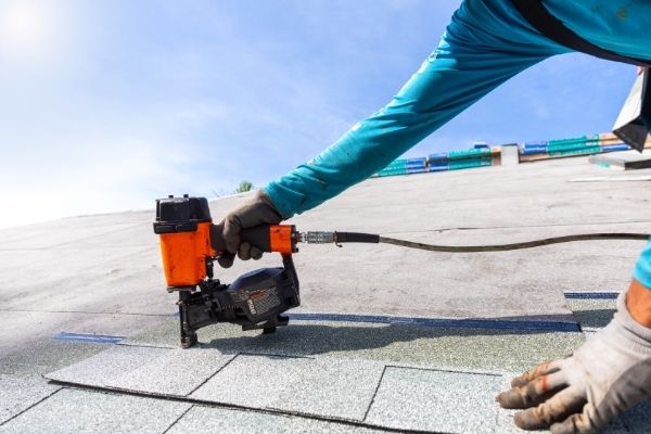 Improperly Driven nails and Broken-Shingles Roofers College Station TX